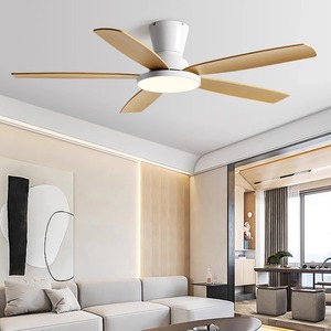 <b>Ceiling</b> Fan <b>Light</b> 72 Inch Nordic Minimalist Style <b>Led</b> Fixed Blade For Living Room And Study - Product Image 1