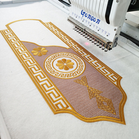 Machine à broder informatisée Dahao A15 PRO avec roulement à billes pour casquettes/chemises, zone de travail 1200x500mm