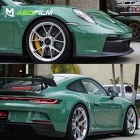 Film de protection de voiture ASDFILM, garantie 3 ans, film PET changeant de couleur, vert, film de protection complet pour voiture, vinyle PVC brillant 3M pour carrosserie