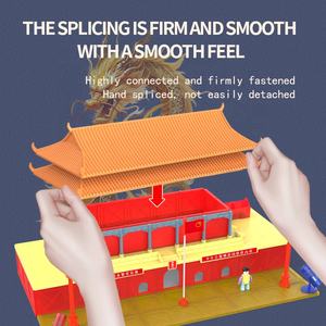 80 pcs capitale chinoise jouets pour enfants vente en gros jouets pour enfants modèle de construction bricolage blocs de construction miniatures puzzle jouet cadeaux - Product Image 6