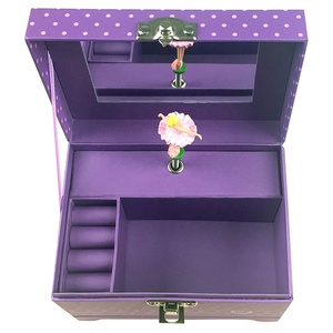 Scatola di gioielli musicali con Ballerina in pelle personalizzata - Product Image 4