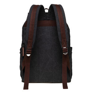 Mochila de Viaje Grande Vintage Personalizada 2025, Mochila Escolar de Lona Gruesa con Cordón, Impermeable y Antirrobo para Portátil - Product Image 5