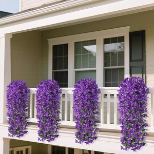 Planta Artificial <span class=keywords><strong>de</strong></span> Buganvilla Colgante <span class=keywords><strong>de</strong></span> 60 cm Resistente a los Rayos UV, Guirnalda <span class=keywords><strong>de</strong></span> Enredadera Realista para Decoración <span class=keywords><strong>de</strong></span> Paredes Interiores y Exteriores - Product Image 3