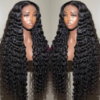 Perruque Lace Frontale Full HD de 30 Pouces, Vente en Gros, Grade 12A, Cheveux Humains Vierges Bruts Vietnamiens Ondulés Naturels