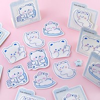 Adorables notes autocollantes Ours polaire YH-4157 : Capturez les joies chaleureuses de la vie – Votre compagnon de bureau Ours polaire pour vos notes et listes de tâches