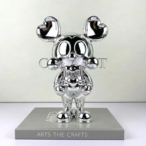 Décoration d'intérieur <span class=keywords><strong>Mickey</strong></span> en gros, figurines de dessin animé <span class=keywords><strong>Mickey</strong></span> en chrome doré, sculpture <span class=keywords><strong>Pop</strong></span> Art - Product Image 3