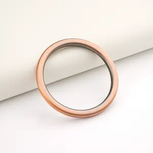 Bag Making Hardware 38mm Circle O Ring Metal Bag Accessories Brushed Copper 1.5" O-Ring Metal Handbag Hardware Metal O Ring Flat