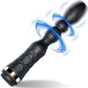 Anal Plug Dildo Vibrador Masajeador de próstata masculino Anal Beads Plug G Spot Butt Masturbación para adultos Juguetes sexuales anales para pareja - Product Image 1
