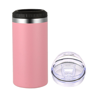 Portabevande Isolato in Acciaio Inox 4 in 1 da 16oz per Campeggio, Personalizzabile con Logo, Vendita all'Ingrosso - Product Image 6