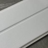 Panel de Techo de PVC Laminado con Diseño de Madera Blanca, Impermeable, Encastrable, Ignífugo, Insonorizante, con 5 Años de Garantía, para Interiores