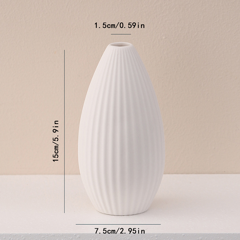 Vase brûlé sourire vertical