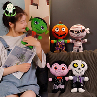 Halloween transfrontalier Halloween drôle poupée citrouille vampire crâne en peluche jouet poulet ornements