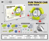 NOUVEAU Train magique sur rail avec USB rechargeable, assemblage DIY, voiture magique sur rail, jouets éducatifs électroniques pour enfants, ensembles de rails de train