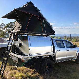 เต็นท์หลังคารถยนต์อลูมิเนียมน้ำหนักเบาสำหรับ 3-4 คน เปิดอัตโนมัติรวดเร็ว พร้อมบันได สำหรับตั้งแคมป์กลางแจ้ง - Product Image 5