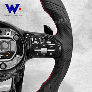 <span class=keywords><strong>Precio</strong></span> al por Mayor para Volante Deportivo Totalmente Negro para <span class=keywords><strong>Mercedes</strong></span> <span class=keywords><strong>Benz</strong></span> W204 W205 W206 W212 W213 W221 W222 V222 W223 X204 X253 - Product Image 3