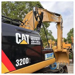 Excavadora de orugas Cat 320D2 de importación japonesa usada, excavadora usada de 20 toneladas, equipo de construcción pesado grande - Product Image 4
