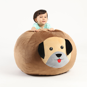 Pouf de Pâques en forme de chien au design moderne Pouf de style lapin mignon et confortable Pouf doux pour les enfants pour les paresseux Sofo - Product Image 3