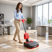 Nettoyeur de sol portatif avec batterie 36V, charge en 2h, 72 minutes d'autonomie, idéal pour le nettoyage des espaces étroits sous les canapés et les lits au bureau