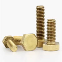 Vis hexagonale en bronze silicé de haute qualité, sur mesure, DIN933/DIN931