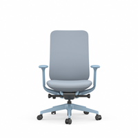 Chaise de bureau ergonomique pivotante en nylon de luxe haut de gamme, confortable, pour le travail, les jeux et l'école