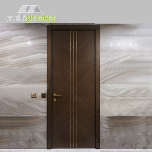 Porte blindée <span class=keywords><strong>de</strong></span> <span class=keywords><strong>sécurité</strong></span> à pivot en aluminium <span class=keywords><strong>de</strong></span> style moderne Finition en acier inoxydable Ouverture manuelle Fonction antivol <span class=keywords><strong>Prix</strong></span> compétitif - Product Image 1