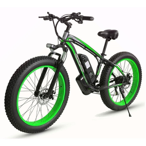 Vélo de montagne électrique à gros pneus de 26 pouces avec batterie Li-ion 48V, moyeu de dérailleur de 60 km, style sport pour la conduite en ville tout-terrain - Product Image 3