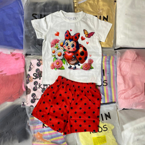 Ropa de Alta Calidad para Niños y Niñas de 0 a 12 Años, Conjunto de 2 Piezas, Marca Nueva, Venta al Por Mayor - Product Image 1