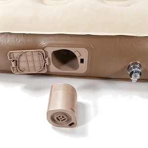 Colchón Inflable de PVC Moderno Plegable en 56 Partes, con Bomba Integrada, Portátil, para Uso en Interiores y Exteriores - Product Image 4