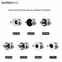 Mini spot encastré anti-éblouissement IP20, plafonnier LED 7W/12W/20W AC220V (10%) moderne pour salon, bureau à domicile