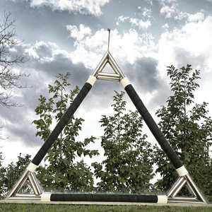 Aro de Acrobacias Triangular de Acero Inoxidable para Circo, Yoga y Entrenamiento Físico PriorFitness PL-89416 - Product Image 3
