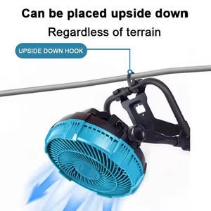 12inch Corded Industrial/DIY Grade Adjustable Speed 20V Air Cooler <b>Fan</b> Portable Mini USB Rechargeable Battery Powered Customized - Product Image 3