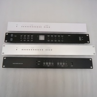 Amplificateur de puissance en aluminium de précision personnalisé panneau avant fraisage CNC et fil EDM usinage 5 axes équipement Audio vidéo