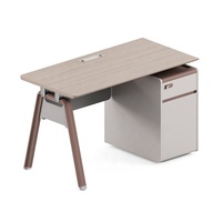 Bureau d'ordinateur moderne pour manager 2024 avec table de direction de luxe en MFC E1 pour PDG