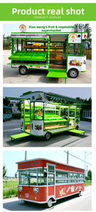 High Quality Heavy Duty Mobile Food Truck Fashion Fast Food Kiosk Stand For Outdoor Coffee And Snack Business - Product Image 4