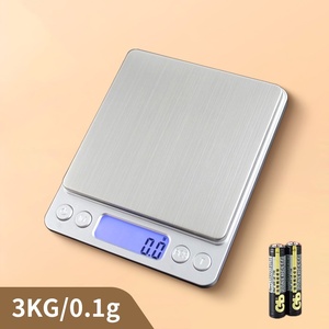 Báscula digital <span class=keywords><strong>de</strong></span> cocina <span class=keywords><strong>de</strong></span> acero inoxidable, pantalla LCD para medir el <span class=keywords><strong>peso</strong></span>, gramos, onzas para hornear, Keto Meal Prep, certificado ROHS - Product Image 6