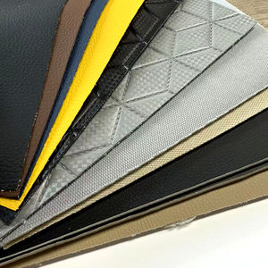 Tissu en cuir pour l'intérieur de <span class=keywords><strong>voiture</strong></span>, pour le <span class=keywords><strong>plafond</strong></span>, le toit, le revêtement de siège, le revêtement de plancher, avec mousse et différents motifs en relief - Product Image 6