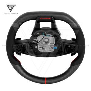 Volant en fibre de carbone pour Mercedes Benz <span class=keywords><strong>AMG</strong></span> <span class=keywords><strong>GTS</strong></span> 2015-2018 Style Supertechnics-10 - Product Image 4