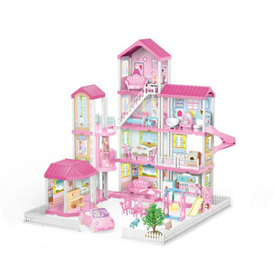 Nueva Casa <span class=keywords><strong>de</strong></span> Muñecas <span class=keywords><strong>de</strong></span> Simulación Transfronteriza, <span class=keywords><strong>Castillo</strong></span> en Miniatura, Juguete - Product Image 1