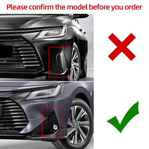 2PCS Feux antibrouillard LED DRL pour Toyota Yaris Ativ Vios 2022 2023, feux <span class=keywords><strong>de</strong></span> jour, couvre-<span class=keywords><strong>phare</strong></span> avant, faisceau <span class=keywords><strong>de</strong></span> câbles 12V - Product Image 2