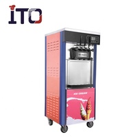 Machine à glace molle commerciale pas chère à vendre, prix de la machine à faire de la glace molle