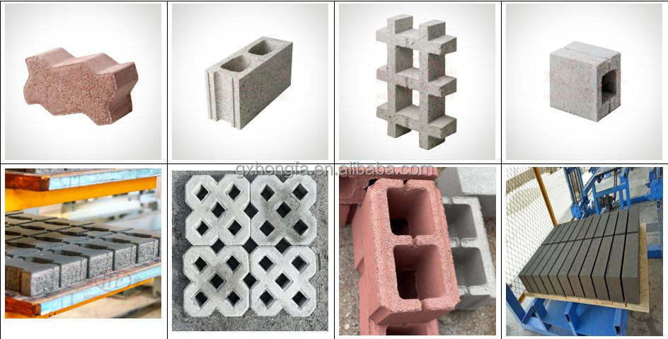 High Efficiency Cement Block Moulding Machine Hydraulic Press