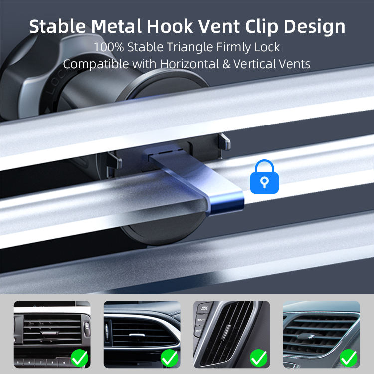 Wireless Charging Car Phone Holder Mount - Image 5