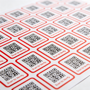 High-quality custom-printed computer logo electrical holographic labels; self-adhesive anti-counterfeit holographic labels - Product Image 6