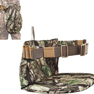 Outdoor Portable Camouflage Seat <b>Cushion</b> <b>Rectangular</b> Woven 100 Polyester Camping Hunting Waist Belt Foldable - Product Image 5
