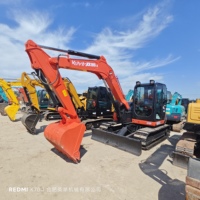 Excavatrice Kubota KX185 d'occasion de haute qualité, KX165, KX185, KX080, pelle sur chenilles de 8 tonnes pour la construction en carrière