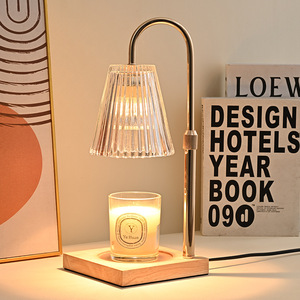 Lampe de table décorative moderne <span class=keywords><strong>et</strong></span> minimaliste à intensité variable <span class=keywords><strong>avec</strong></span> fonction veilleuse d'aromathérapie électrique <span class=keywords><strong>et</strong></span> compatibilité bougie parfumée en pot - Product Image 5
