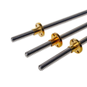 T8 리드 나사 OD 8mm 리드 8mm 피치 2mm 100mm 200mm 300mm 400mm 500mm 리드 나사 황동 너트 <span class=keywords><strong>Reprap</strong></span> 3D 프린터 부품 - Product Image 3