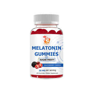 Gomitas de Melatonina Personalizadas de Grado Alimenticio con Melatonina Sódica, Suplementos Naturales que Favorecen el Mejora del Estado de Ánimo, Suplementos Dietéticos - Product Image 1