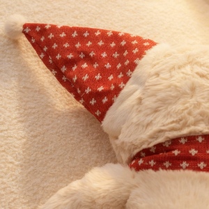 Ours en peluche de Noël - Jouet en peluche en coton PP avec chapeau <span class=keywords><strong>et</strong></span> écharpe de Père Noël, poupée festive pour enfants - Product Image 4