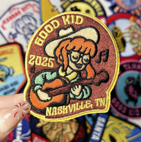 2025 vastes cadeaux tissu personnalisé brodé Patch Badges coudre sur des patchs de broderie vêtements tissé Patch